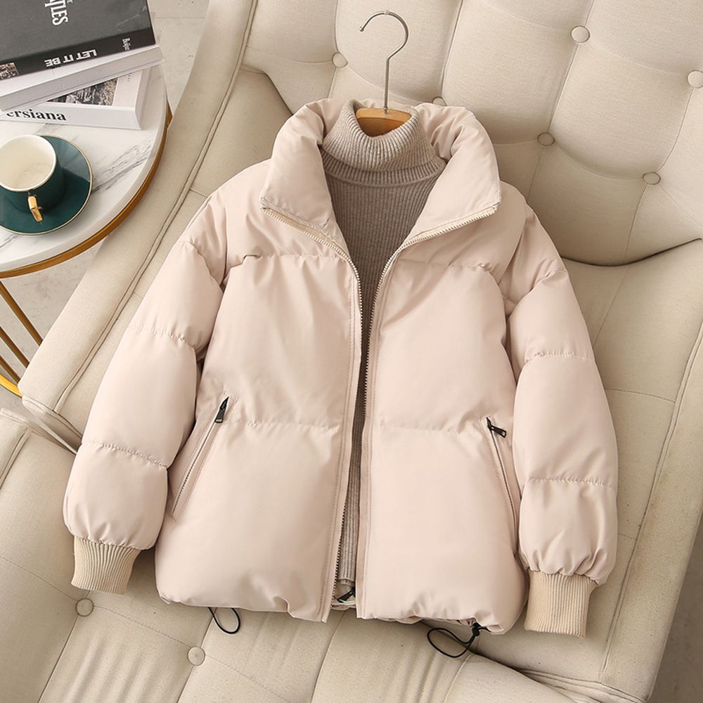 Women's Short Cotton Down Jacket thick Warm Winter Coat